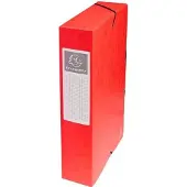 Exacompta Archiefdoos 50605E Rood Gewafeld glanskarton 25 x 33 cm 8 Stuks