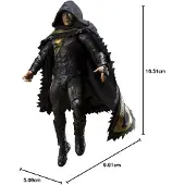 Tamashii Nations Black Adam DC S.H. Figuarts Figuur, 16,5 cm, zwart, zwart, one size