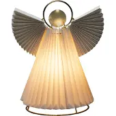 Konstsmide E14 Papieren Engel Lamp | 15W max 230V | 26x21cm | 5m aansluitsnoer | Witte kabel | On/off schakelaar | Voor binnen
