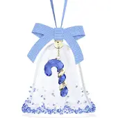 Swarovski kerstbel 5688314 beeldje | kerstdecoratie voor feestdagen | glasornament, belornament, blauw, Holiday Cheers Dulcis stijlvolle decoratie