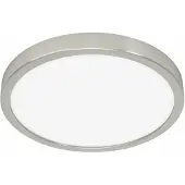 Eglo Plafonnière IP44 Fueva 6-Z rond - rvs - Ø 27,8cm