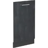 Vicco R-Line Vaatwasserfrontpaneel – 45 cm zonder werkblad Zwart beton