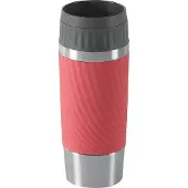 EMSA Travel Mug isoleerbeker koraalrood rood Metaal Emsa Beker