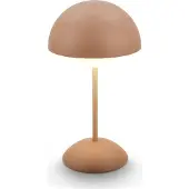 Briloner LED tafellamp op accu Kugle, bruin, metaal, IP44, dimbaar, bruin / roest, metaal, Modern