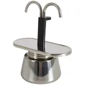 Bo Camp Percolator 2 Kops Staal Koffiezetter