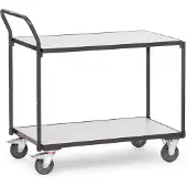 Fetra ESD - tafelwagen met 2 etages met laadvlak 850 x 500 mm