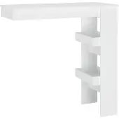 Syfax Bartafel wandgemonteerd 102x45x103,5 cm bewerkt hout wit