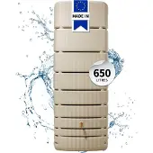 4Rain SLIM wandreservoir, 650 liter, zandbeige; artikelnummer 211803