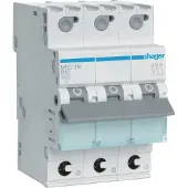 Hager MBS316 Zekeringautomaat 3-polig 16 A
