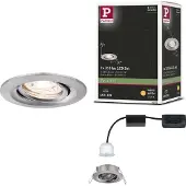 Paulmann 94294 EBL Nova mini Coin LED-inbouwlamp LED LED vast ingebouwd 4 W IJzer
