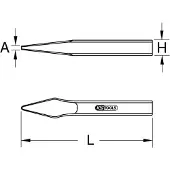 Ks Tools BRONZEPlus kruisbeitel, 300 mm 963.2473