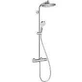 Hansgrohe Crometta S opbouw regendouche met thermostaat chroom