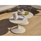 Suns + 10% kassakorting | Nova lounge tuintafel ø 80cm (h: 34,5cm)