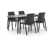 Hartman tuinmeubelen + 10% kassakorting | Hartman Flow/Sophie Studio 170cm dining tuinset 5-delig