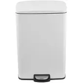Salt & pepper Prullenbak Pedaalemmer 50L - 42x37xH63cm wit Dust