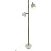 Dyberg Larsen Design vloerlamp Ocean, crème / amber, Woon-/ Eetkamer, metaal, Scandinavisch, vloerlamp