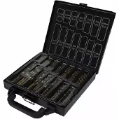 Hofftech Metaalborenset - 101 delig - Kobalt - 1,5-10 mm - Metaalborencassette - Voor Metaal, RVS, IJzer, Koper, Aluminium, Kunststof en Hout