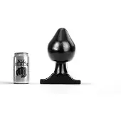 All Black - Big Boy Buttplug - 5 maten - Zwart