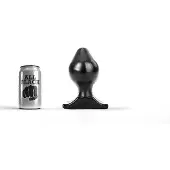 All Black - Big Boy Buttplug - 5 maten - Zwart