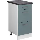 Vicco R-Line Keukenonderkast – 40 cm met laden, WB Antraciet Blauw-grijs