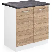 Vicco R-Line Wastafelkast – 80 cm, WB Antraciet Sonoma