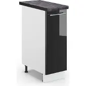 Vicco Fame-Line Apotheekkast – 30 cm, WB Antraciet Antraciet Hoogglans