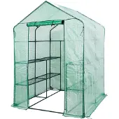 Neo Tools 15-911 - Opvouwbare Tuinkas - 143 x 143 x 195 cm - PE Folie - Stabiele Metalen Constructie