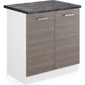 Vicco R-Line Wastafelkast – 80 cm, WB Antraciet Edel grijs