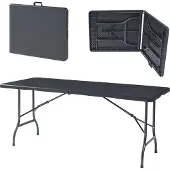 En.casa Klaptafel Ljusnarsberg tuintafel rechthoek 180x75x72 cm zwart []