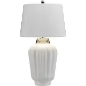 Quintiesse LED Tafellamp Bexley | 1X E27 Max 60W | White & Polished Nickel