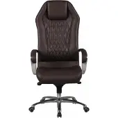 Amstyle Bureaustoel MONTEREY leer bruin