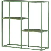 Venture Home Staal wandkast 2 planken groen.