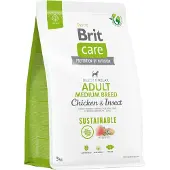 Brit Care Care Duurzame Voeding voor Volwassen Katten, met Kip en Insecten, 3 kg