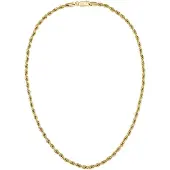 HUGO BOSS Gold-tone necklace with rope-style chain