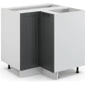 Vicco Fame-Line Hoekkast – 80.5 cm zonder werkblad Antraciet landhuis