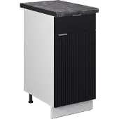 Vicco Fame-Line Keukenonderkast – 40 cm, WB Antraciet Zwart gestreept
