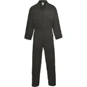 Portwest Euro katoenen overall, zwart, maat XXXL