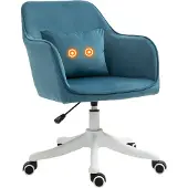 Vinsetto -Massage Bureaustoel-Polyester-55x70x86cm-Blauw