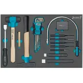 Hazet Gereedschapset · haakse schroevendraaier · diverse gereedschappen 163-60/22 · Binnen-zeskant-profiel · 22-delig
