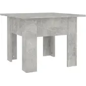 vidaXL Salontafel 55x55x42 cm bewerkt hout betongrijs