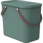 Rotho Opslagcontainer - - Albula - 25 liter - Gerecycled plastic - Donkergroen