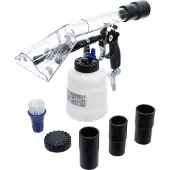 Bgs Persluchthulpstuk, Perslucht reinigingspistool met borstel en zuignap 7 stuks.