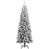 Syfax Kunstkerstboom met sneeuw 210 cm PVC en PE