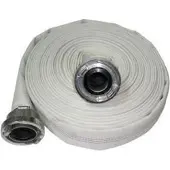 Silver Zilveren waterslang, 1" x 20M, brandslang van canvas