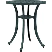 vidaXL Tuintafel Ø 48x53 cm gietaluminium groen