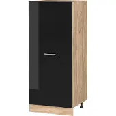 Vicco R-Line Hoge kast – 60 cm Zwart hoogglans