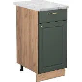 Vicco Fame-Line Keukenonderkast – 40 cm, WB Marmer Groen-Goud Landhuis