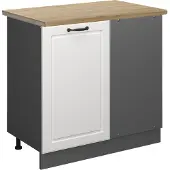 Vicco R-Line Hoekkast – 86 cm, WB Eik Wit Landhuis
