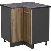 Vicco R-Line Hoekkast – 75.6 cm, WB Antraciet Artisanaal eiken