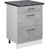 Vicco R-Line Keukenonderkast – 60 cm met laden, WB Antraciet Beton